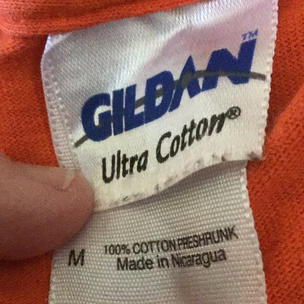 Orange NHL T-Shirt with Logo - Picture 4 of 5